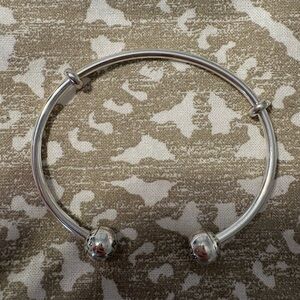 Pandora Silver Open Bangle Bracelet